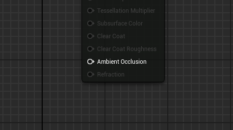 Material Ambient Occlusionについて